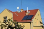 Praha 9 - Kyje - solární systém pro ohřev TV v RD